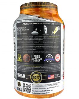 GOLD NUTRITION Whey Protein (907/2267 Grs)