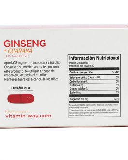 Ginseng + Guarana VITAMIN WAY (30 Comp)